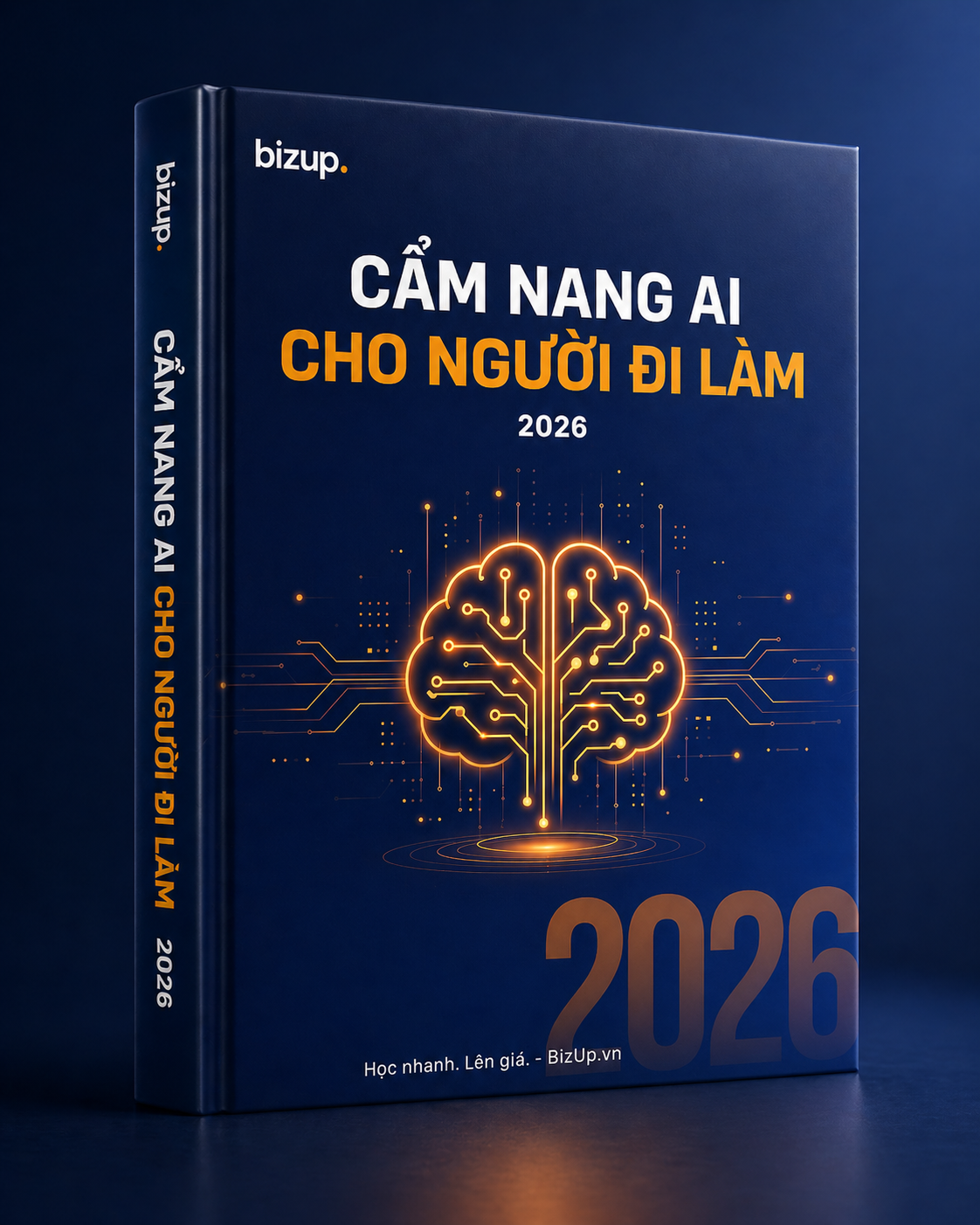 Cẩm nang AI Cho Người Đi Làm 2026 — mockup chi tiết